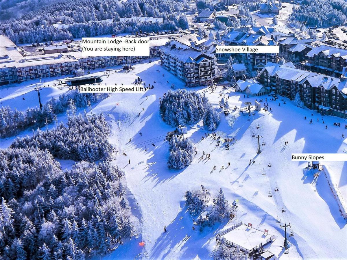 Stroll To Slopes, Village Area, Ski In-Out Mtlodge 304 Snowshoe Exterior photo