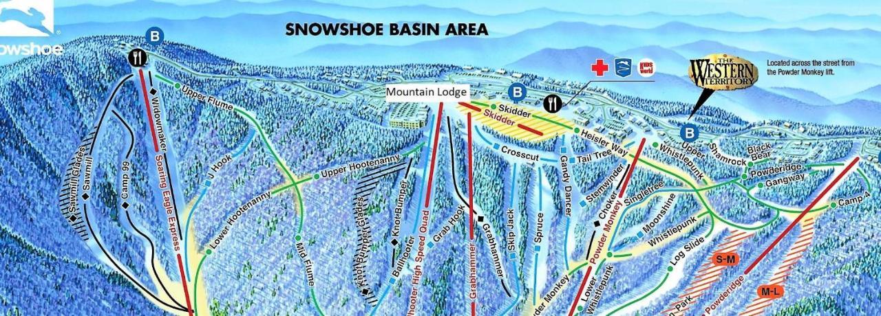 Stroll To Slopes, Village Area, Ski In-Out Mtlodge 304 Snowshoe Exterior photo